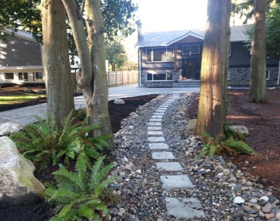 White Rock Front Yard